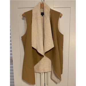 Splendid Brown Keane Faux Shearling Vest